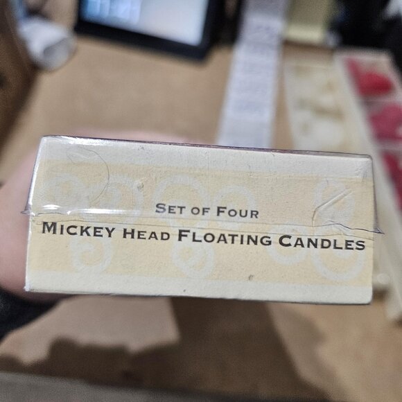 Disney Mickey Head Floating Candles Set Of 4 Red Walt Disney World At Home - Picture 11 of 11